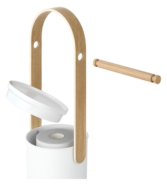 Biały plastikowy stojak na papier toaletowy Bellwood – Umbra