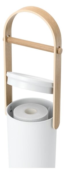 Biały plastikowy stojak na papier toaletowy Bellwood – Umbra