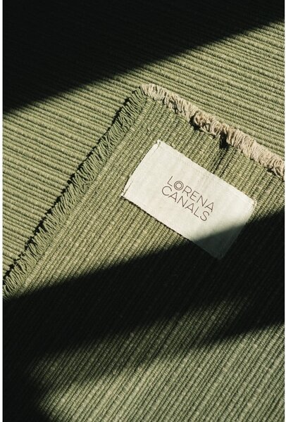 Bawełniany dywan tkany ręcznie w kolorze khaki 140x200 cm Handloom – Lorena Canals