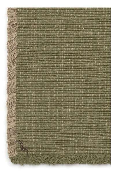 Bawełniany dywan tkany ręcznie w kolorze khaki 140x200 cm Handloom – Lorena Canals
