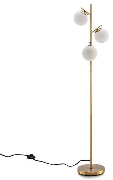Lampa podłogowa z 3 kloszami - wysoka lampa stojąca do domu