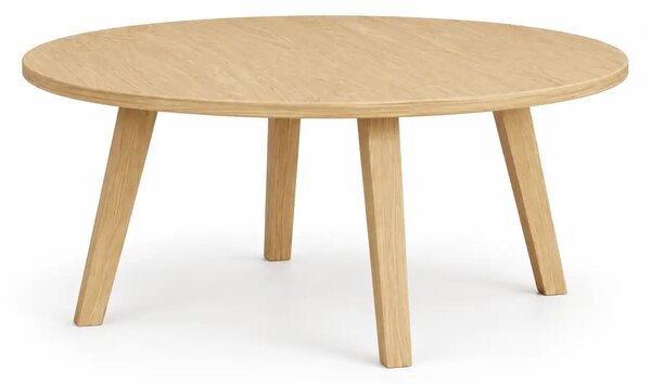 Stolik kawowy z drewnianym dębowym blatem Oak