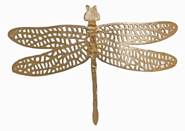 Metalowa dekoracja ścienna 36x24 cm Dragonfly – Light & Living