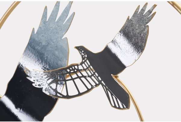 Metalowa dekoracja ścienna 91x50 cm Birds – Mauro Ferretti