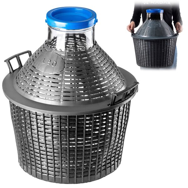 Balon Gąsior na wino Fonte z szerokim otworem 20L