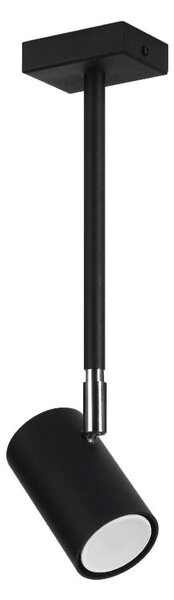 Czarna lampa punktowa 6x10 cm Jones – Sollux