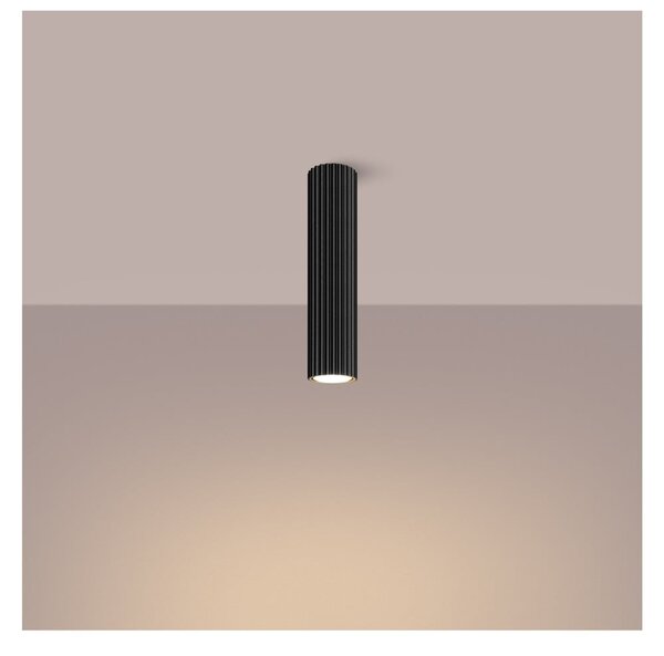 Czarna lampa punktowa Gleam – Sollux