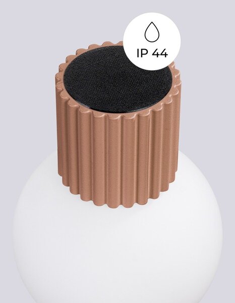 Jasnobrązowy kinkiet ø 12 cm Orbital – Sollux