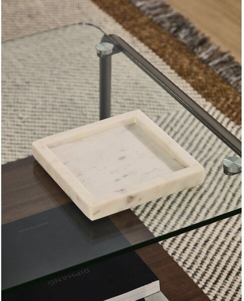 Marmurowa taca dekoracyjna 35x35 cm Serela – Kave Home