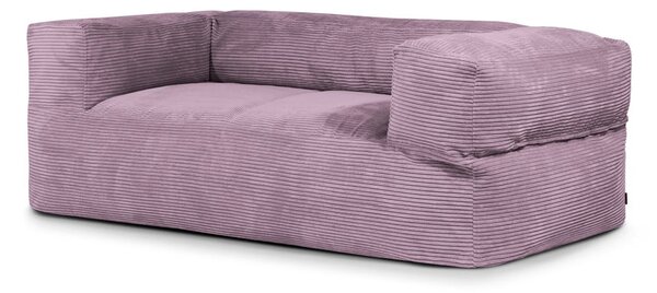 Fioletowy sztruksowy worek do siedzenia Sofa MooG – SLOWDOWN