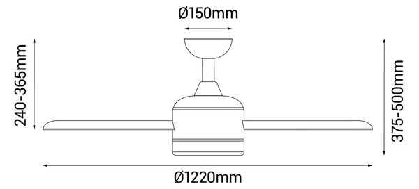 Lampa sufitowa LED w ciemnym naturalnym kolorze ø 13 cm Regal – SULION