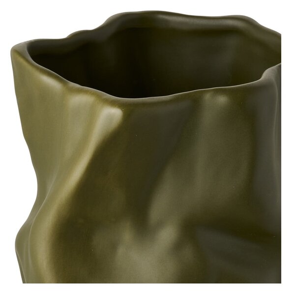 Zielony ceramiczny wazon (wysokość 25,5 cm) Lika – House Nordic