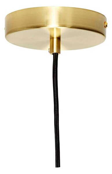 Biała lampa wisząca ze szklanym kloszem ø 32 cm Serene – Hübsch