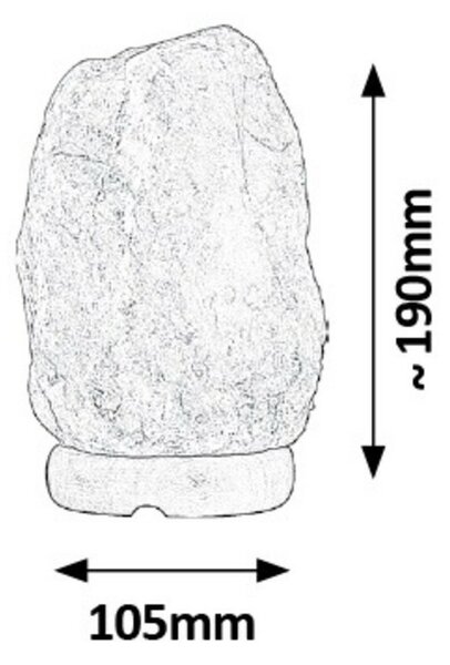 Rabalux 4120 Rock Lampa solna, 19 cm