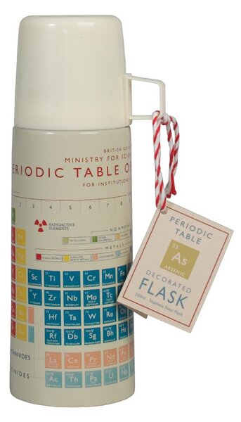 Kremowy termos dla dzieci 350 ml Periodic Table – Rex London