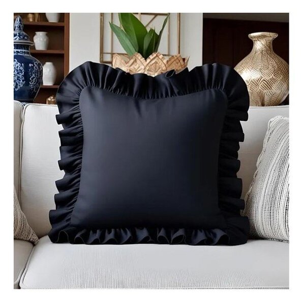 Poszewka na poduszkę z mieszanki bawełny 40x40 cm Ruffled – Mila Home