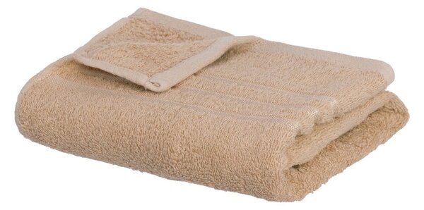 Beżowy bawełniany ręcznik frotte 50x100 cm Simple – Casa Selección
