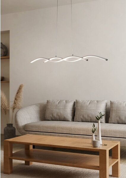 Lampa wisząca LED w kolorze srebra LASANA 2 – EGLO