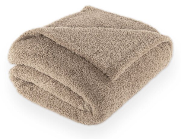 Szarobrązowy koc z mikropluszu 150x200 cm Cocoon – Tiseco Home Studio