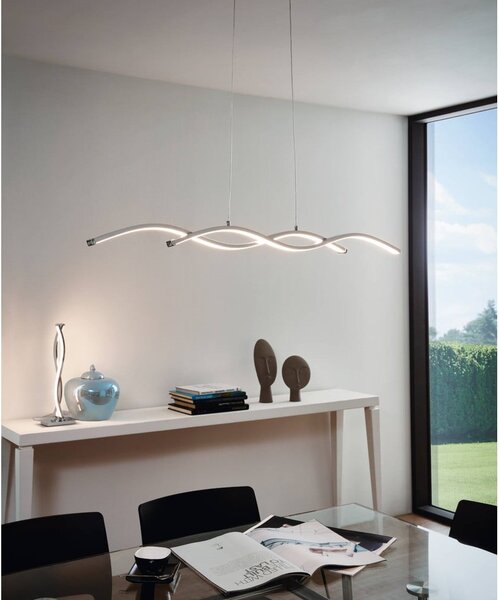 Lampa wisząca LED w kolorze srebra LASANA 2 – EGLO