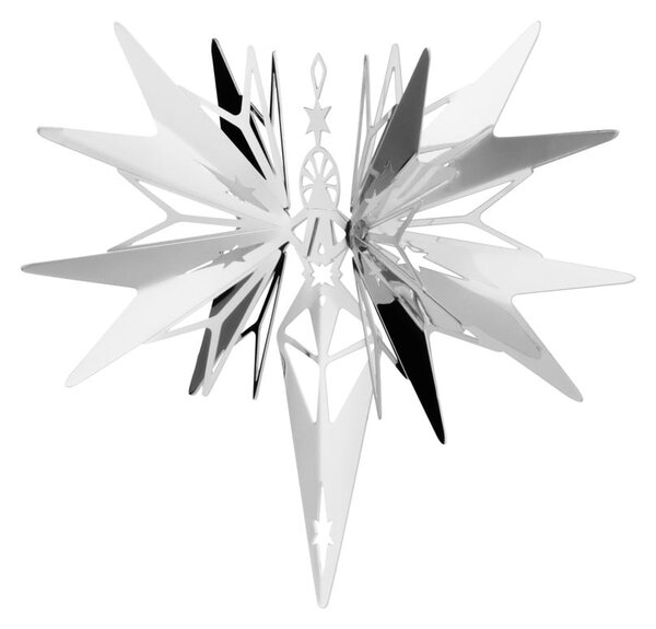 Wisząca dekoracja świąteczna w kolorze srebra Kähler Design Christmas Angel