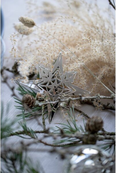 Wisząca dekoracja świąteczna w kolorze srebra Kähler Design Christmas Angel