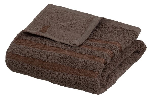 Brązowy bawełniany ręcznik kąpielowy frotte 70x140 cm Simple – Casa Selección