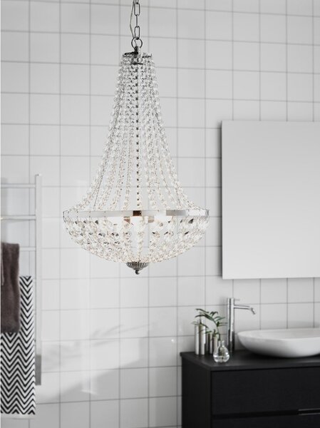Lampa wisząca w kolorze srebra ø 40 cm Gränsö – Markslöjd