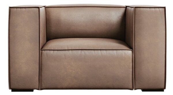 Jasnobrązowy skórzany fotel Madame – Windsor & Co Sofas