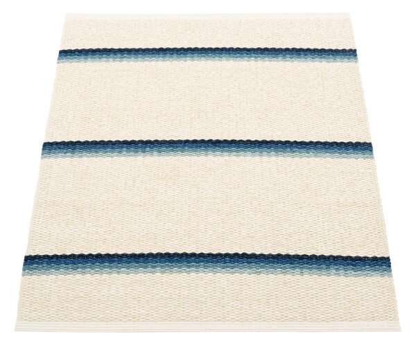 Niebiesko-kremowy dywan odpowiedni na zewnątrz 70x90 cm Olle Blue Vanilla – Pappelina
