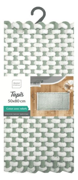 Zielony dywanik łazienkowy 50x80 cm Rafael – douceur d'intérieur