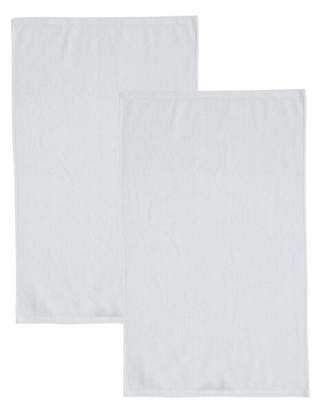 Białe bawełniane ręczniki kąpielowe szybkoschnące/frotte zestaw 2 szt. 90x140 cm Quick Dry – Catherine Lansfield