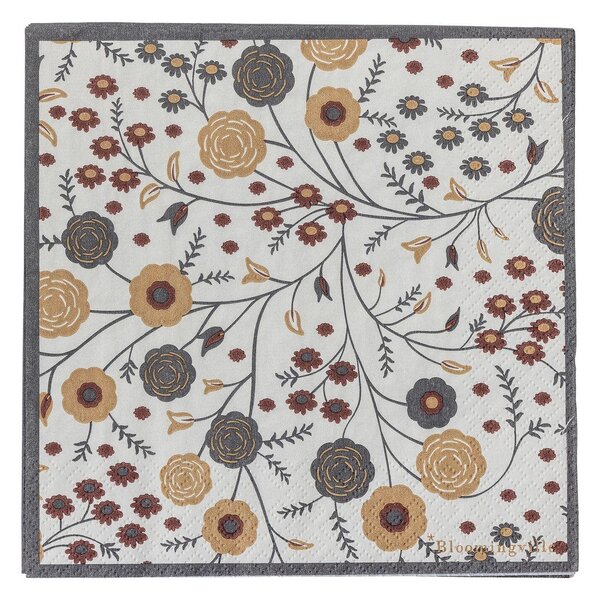 Papierowe serwetki zestaw 20 szt. 33x33 cm Eydis – Bloomingville