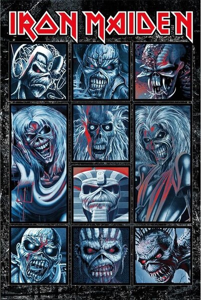 Plakat, Obraz Iron Maiden - Ten Eddies, (61 x 91.5 cm)