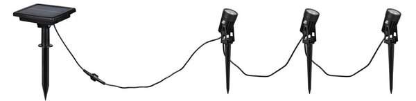 Lampa zewnętrzna wbijana LED solarna Obidos – Reality