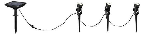Lampa zewnętrzna wbijana LED solarna Obidos – Reality