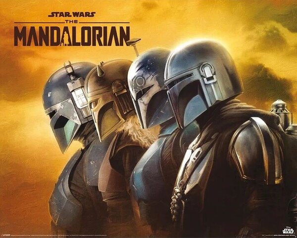 Plakat, Obraz Star Wars The Mandalorian S3 - The Mandalorian Creed, (50 x 40 cm)
