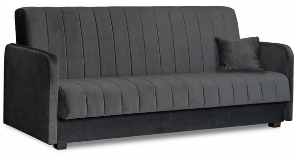 Popielata sofa rozkładana Z5-C40