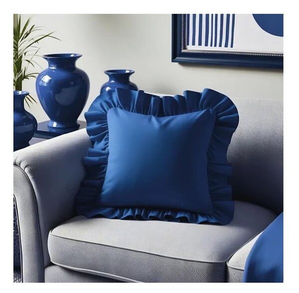 Poszewka na poduszkę z mieszanki bawełny 40x40 cm Ruffled – Mila Home