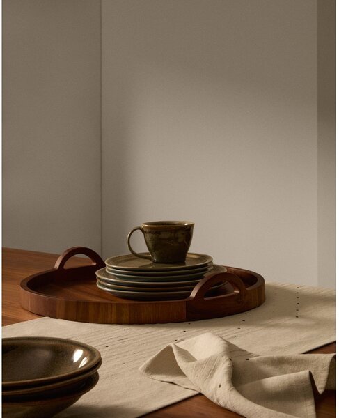 Szary ceramiczny talerz deserowy ø 23 cm Coval – Kave Home