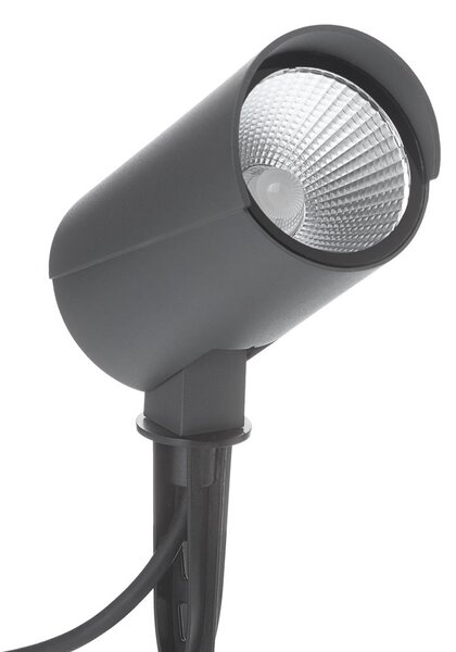 Zewnętrzna Lampa Lucande, Anton, szary, taras, metal, nowoczesny