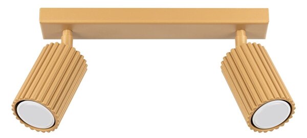 Lampa punktowa w kolorze złota 6,5x30 cm Gleam – Sollux
