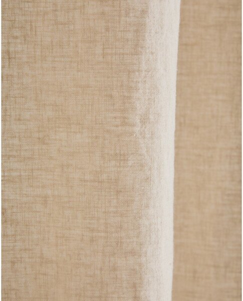 Beżowa bawełniana zasłona 140x270 cm Nolira – Kave Home
