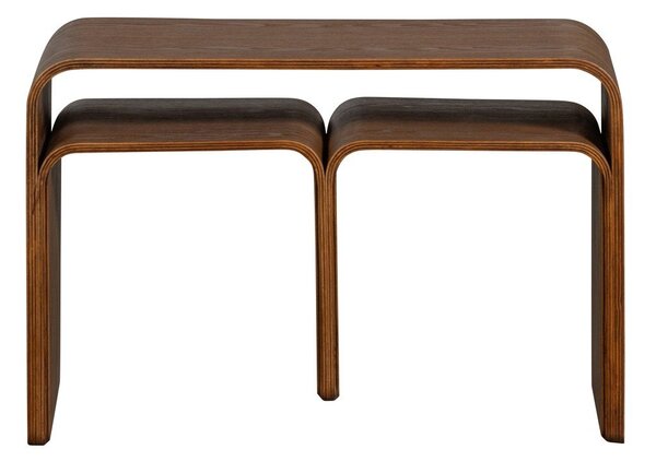 Stolik w dekorze orzecha 32x40 cm Frey – WOOOD