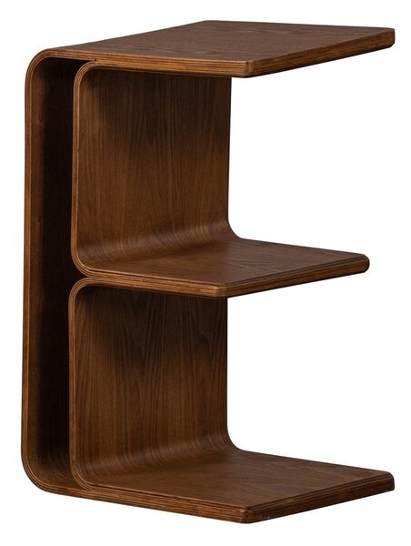 Stolik w dekorze orzecha 32x40 cm Frey – WOOOD