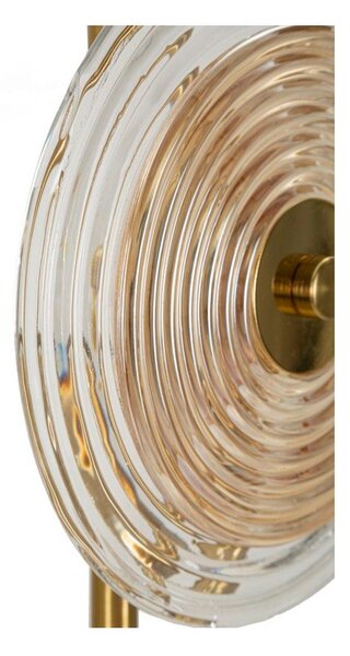 Lampa stołowa w kolorze złota ze szklanym kloszem (wysokość 63 cm) Venice – Mauro Ferretti