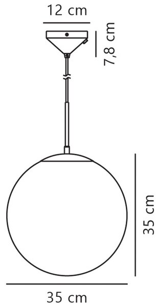 Nordlux Lampa wisząca szklana Grant, możliwość ściemniania, biały / opal, salon / jadalnia, szkło