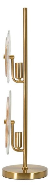 Lampa stołowa w kolorze złota ze szklanym kloszem (wysokość 63 cm) Venice – Mauro Ferretti