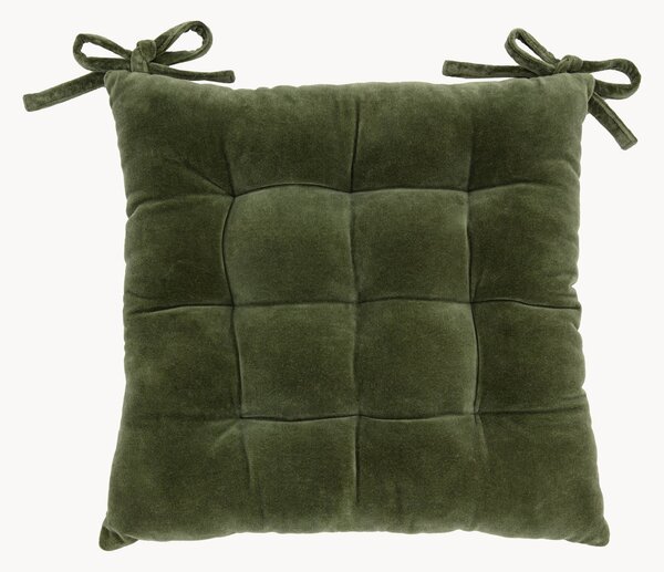 Poduszka na krzesło z aksamitu Cozy
