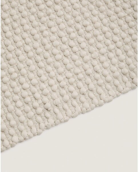 Kremowy chodnik z mieszanki bawełny tkany ręcznie 70x140 cm Mascarell – Kave Home